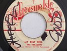 PARAGONS - MY BEST GIRL / SILVER BIRD - TREASURE ISLE ( ROCKSTEADY 7 )
