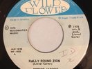 PRINCE JAZZBO - RALLY ROUND ZION - WILD FLOWER ( RARE KILLER ROOTS 7 )