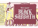 Black Sabbath    In Concert 1983   Ticket / Konzertkarte / Eintrittskarte