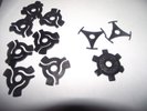 EX 10 7 INCH SINGLE GENUINE PLASTIC ADAPTORS FROM 60s/70s & 1 GOLDRING SPIDER
