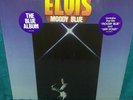 ROCK N ROLL ELVIS MOODY BLUE ALBUM RECORD 45 MUSIC VINYL RARE