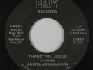 Funk Gospel 45 - Gospel Ambassadors - Thank You Jesus - Pray - mp3