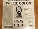 WILLIE COLON The Big Break RECORD STORE DAY RSD 2018 Latin Jazz NEW/SEALED