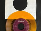 The Beatles 45 HERE THERE & EVERYWHERE GOOD DAY Sunshine Yellow Jukebox New Mint