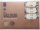 GB FIRST DAY STAMP & COIN COVER: VALOUR - VICTORIA CROSS : 2006
