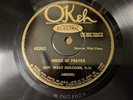 REV WALT HOLCOMB OKEH 45262 House of Prayer Pre-War Country Gospel 78 E+