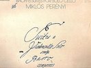 HUNGAROTON - BACH - 6 CELLO SUITES - COMPLETE - PERENYI - 3LP BOX - NM