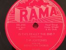 Joytones Is It Really The End? b/w Gee What A Boy  Original Rama 78 RPM
