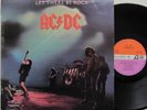 AC/DC Let There Be Rock 1979 SPAIN Laminated PS / Orange & Purple Labels VG++