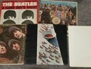 5 Beatles Lp Records, White Album,Sgt Peppers Mono,Rubber Soul Capitol Club + 2