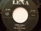 EBONAIRES 45 Love call / Somewhere in my heart LENA VG++ Doowop Kz281
