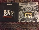 2 Thin Lizzy Vinyl Record LP- BAD REPUTATION JAILBREAK - VG+ CONDITION