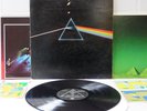 Pink Floyd: Dark Side of the Moon LP Harvest 1973 + 2 Posters, Stickers - VG/G+