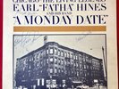 Earl Fatha Hines Lp, A Monday Date. Autographed By Hines And Band  Chicago Jazz