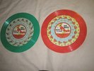 (2)78rpm 8 1/2 inch Red Raven chrildren's records: #'s M-1 & M-4