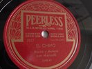 Martin Y Malena - 78rpm single 10-inch – Peerless #2027 El Chivo