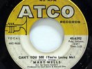 MARY WELLS-CAN'T YOU SEE ON ATCO NORTHERN 45-HEAR