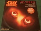 Ozzy Osbourne So Tired UK 12 Inch Single 1984 Live Bark At The Moon Suicide EX