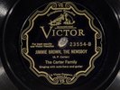 78 RPM -- The Carter Family (2 78s), Victor 23554 EE+/EE- & 40089, E/E- Country