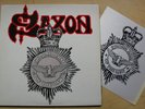SAXON STRONG ARM OF THE LAW(PATCH) LP WITH G/FOLD COVER AND IRON ON PATCH UK