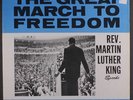 REV. MARTIN LUTHER KING: The Great March To Freedom LP (gatefold cover, small t