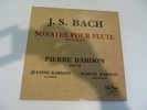 BACH 2LP FLUTE SONATAS PIERRE BARDON JEANINE BARDON MARCEL BARDON. VERANY.