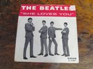 BEATLES She Loves You 45 SWAN picture sleeve VG+ / VG+