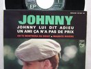 johnny hallyday ep 437007 johnny lui dit adieu noir superbe etat voir photos