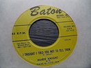 '58 R&B Gal Shouter MARIE KNIGHT I Thought I Told You Not To Tell Them VG++
