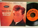 BUDDY HOLLY (CRICKETS) - LISTEN TO ME (CORAL EC 81169) CLASSIC EP COVER