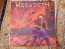 MEGADETH PEACE SELLS BUT WHOS BUYING SIGNED BY ORIGINAL BAND MEMBERS VERY RARE
