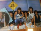 BON JOVI SLIPPERY WHEN WET VINYL LP PICTURE PIC DISC + POSTER