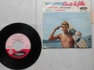 JOHNNY HALLYDAY CHANTE LES FILLES  RARE 45 T EP VOGUE 7878 DISQUE QUASI MINT