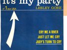 Lesley Gore - 45 T EP It's my party (1963 - 1ère poch)