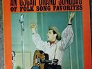 OSCAR BRAND - SONGBAG OF FOLK SONG FAVORITES - RIVERSIDE LP SIGNED AUTOGRAPH