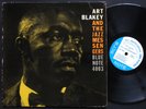 ART BLAKEY Moanin' LP BLUE NOTE 4003 EAR MONO 47 W.63rd Lee Morgan Bobby Timmons