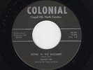 '57 NC Teen Rocker/PS/Insert JOHNNY DEE Sittin' In the Balcony COLONIAL M- HEAR
