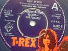 T REX  'LIGHT OF LOVE' 1974 UK DEMO / PROMO. MARC 8 NM
