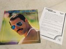 FREDDIE MERCURY *MR BAD GUY* LP 1985 PROMO WITH PRESS RELEASE EXC