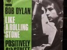 BOB DYLAN -LIKE A ROLLING STONE / POSITIVELY 4TH STREET-7/45- ITALY UNIQUE COVER