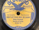 Bluebird 6067 Riley Puckett DON'T LET THAT DEAL GO DOWN 1936 E- 78 rpm COUNTRY
