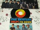 Three Beatles West Coast Vinyl 45s with Picture Sleeves