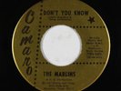 Northern Soul Garage 45 - Marlins - Don't You Know - Camaro - Style Wooten