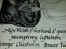 Salute to Satchmo Poster autographed by George Chisholm and Humphrey Lyttelton