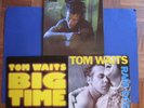 3x TOM WAITS  LPs   Rain Dogs 1985 + Big Time 1988 + Blue Valentine 1978