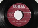 BUDDY HOLLY - PEGGY SUE GOT MARRIED - RARE 1959 CORAL CANADA MAROON LABEL 45