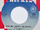 SALEM TRAVELERS Give Me Liberty or Death CHECKER 45 gospel soul VG+ HEAR