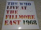 The Who Live at the Fillmore East 1968 Triple LP Set