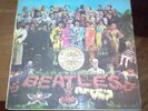 Beatles Sgt. Pepper Vintage Vinyl Record Album LP Mono Parlophone 1967 w Cutouts