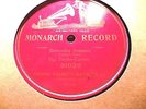 1904 MONARCH RECORD Enrico CARUSO Tosca Recondita armonia  w Piano VICTOR  78